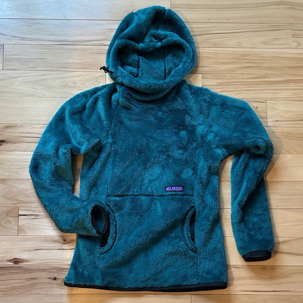 Melanzana High Loft Hoodie Fleece Pullover XS